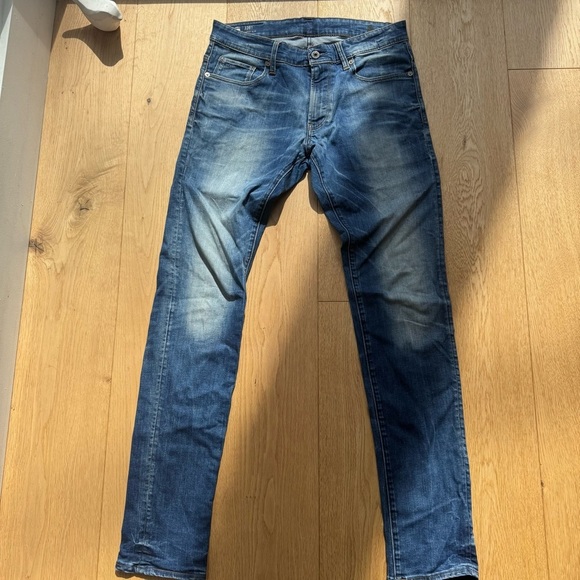 G-STAR RAW 3301 SUPER SLIM Men's Blue Jeans - 31 - Picture 4 of 17